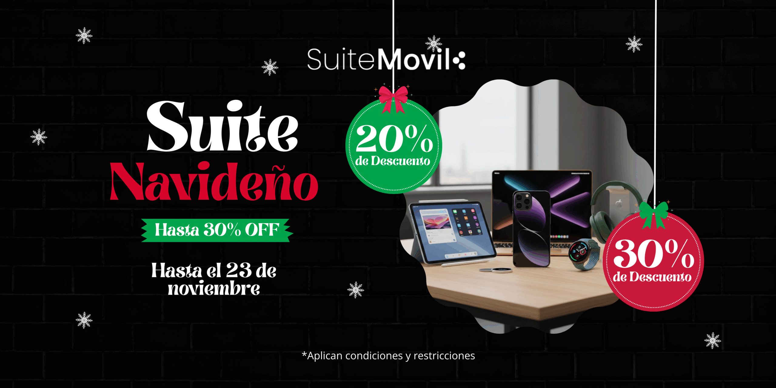 Banner Suite Movil - Suite navideño